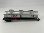 Ho Scale Esso Three Dome Tank Car Silver Good. Fixed Price $5.99.