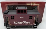 Bachmann 93119 White Pass & Yukon 4-WHEEL Caboose Ex/box. Fixed Price $18.19.