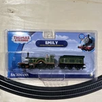 Bachmann Thomas & Friends Emily Steam Locomotive W/ Tender Moving Eyes. Fixed Price $95.00.