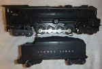Lionel S2 Turbine With 671W Whistle Tender Runs Great -arc. Fixed Price $139.99.
