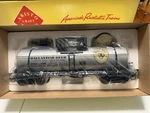 Aristo-craft 41327 / Gauge Ballentine Beer Single Dome Tanker New Box. Fixed Price $71.00.