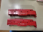 Two Ho Scale Mth F3A Shells, North Pole 1225. Fixed Price $10.00.