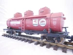 Art 41608 Aristocraft Mobil Triple Dome Tank Car G Scale. Fixed Price $48.95.