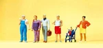 Preiser Ho Scale Model Figure/people Set Pregnant Women/with Child 5-PACK. Fixed Price $18.39.