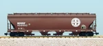 Usa Trains R14103 Bnsf 4-BAY Center Flow Covered Hopper, Brown. Fixed Price $179.95.