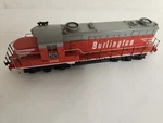 Ho Mantua Tyco Diesel Locomotive Burlington 5628. Fixed Price $35.00.