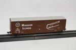 Value Trains Usa 10090 Ho Missouri Illinois Cushion Scheme 50' 6" Acf Boxcar. Fixed Price $42.68.