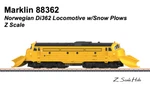 Marklin 88362 Z Nohab Snow Plow Diesel Locomotive *new *usa Dealer *tested. Fixed Price $289.99.
