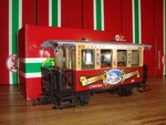 Lgb 33074 Red & Gold Dated 2000 Christmas Passenger Car Ln Original Box!. Fixed Price $199.99.