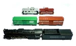 Collectible Vintage 70S Rivarossi Ho 2-8-4 C&o Locomotive/tender 2786 + Cars. Fixed Price $224.00.