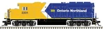 Atlas Silver 10 004 227 Ho Scale Ontario Northland Emd GP40-2 Diesel Locomotive. Fixed Price $121.49.