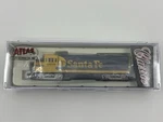 Scale Atlas 44503 Santa Fe U25B Powered Diesel Locomotive Atsf #6603. Fixed Price $80.00.