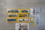 Life Like Trains Ho Scale Burlington Northern 2098 With Cars. Fixed Price $79.99.