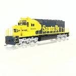 Athearn Ho Santa Fe Atsf #5000 SD40 Dcc & Sound. Fixed Price $207.76.