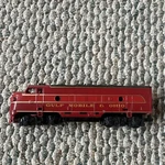 Ho Gulf Mobile & Ohio F7 Diesel Locomotive. Fixed Price $22.00.
