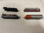 Trains Kato Rapido Trix Atlas Locomotives (X4) Lot. Fixed Price $239.99.