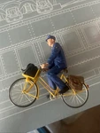 Preiser (?) 1:22.5 Scale Bicycle Delivery For Lgb, Hand Painted, Germany. Fixed Price $27.50.