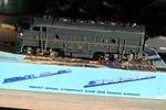Ho Scale Mantua F7-A Diesel Locomotive Pennsylvania, Green #9821. Fixed Price $80.00.