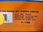 Lionel Western Pacific Red Bay Window Style Caboose 6-17655 Scale #448. Fixed Price $110.00.