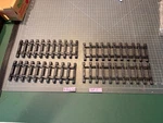 Scale 4 Aristo-craft Aristocraft Train 11" Long Black Plastic Track Ties Lot. Fixed Price $10.95.