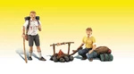 Woodland Scenics 2567 G Scale Accents Camp Couple. Fixed Price $35.99.