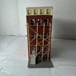 Pola / Model Power Ho Scale 4 Story Building Under Construction For Train Set. Fixed Price $19.99.