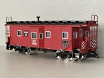 Usa Trains Burlington Route Baywindow Caboose W/lights R12054 G-scale (nib). Fixed Price $255.00.