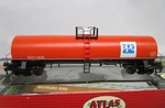 Atlas Ho Scale Sacx Ppg Corporation 17,360 Gallon Cl Tank Car #1526 Nos 1557-2. Fixed Price $30.00.