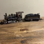 Bachmann Big Haulers 2-4-2 Steam Locomotive W/coal Baldwin (D10) Untested. Fixed Price $200.00.