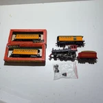 Tyco Mantua Scale Hooterville Cannonball Locomotive & Cars Partially Boxed. Fixed Price $275.00.