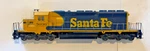 Vintage Athearn "blue Box" Ho Scale SD40-2 Powered Locomotive, Santa Fe, Used. Fixed Price $85.00.