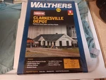 Walthers Cornerstone Clarkesville Depot Structure Kit Sealed #933-3240. Fixed Price $23.00.