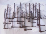 6000 Lgb Catenary Wire Brown Lot 21 Masts Scale. Fixed Price $82.95.