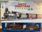 Brand New Vintage Bachmann Big Haulers White Christmas Express Train Set #90076. Fixed Price $215.00.