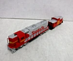 Santa 3560 Diesel Engine & Caboose Life-like Ho Scale Model Train 020924AST-E. Fixed Price $37.49.