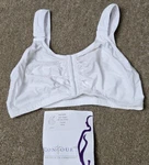 Contour Md 620A Wireless Bra Semi Shape Adjustable Strap Size 40 White Usa Great. Fixed Price $17.97.