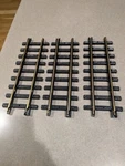 New Bright Holiday Express Straight Tracks 384 Series Polished. Fixed Price $29.03.