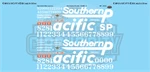 Sp Southern Pacific Dash 9-44CW G Scale Decal Set Aristocraft. Fixed Price $18.87.