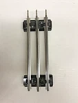 Lionel Gauge Track Half Straight Section 3 Rail Tubular Steel 6-65505. Fixed Price $5.00.