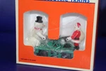 Lionel 6-18422 Christmas Santa Snowman Motorized Handcar New In Box. Fixed Price $38.78.