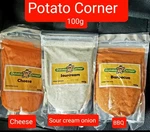 Potato Corner Trio-cheese,sour Cream Onion & Bbq.total 300G. Free Shipping Usa.. Fixed Price $53.99.