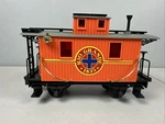 Vtg Echo The Classic Rail Train Rio Grande 1835 Orange Caboose Car. Fixed Price $40.00.