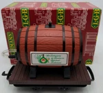 Lgb 4047 Scale Flatcar With Ferdinand Pieroth Whiskey Barrel Ex/box. Fixed Price $23.49.