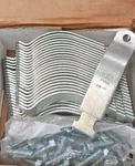 (box Of 25) Unistrut P1120-EG 3-1/2" Rigid Clamp Tyco. Fixed Price $83.00.