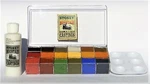 SMC-912 N-scale 18 Color Weathering Kit, 4 Oz. Solution, W/paint Tray & Inst.. Fixed Price $35.95.