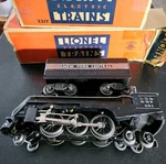 Vtg Lionel New York Central O27 Gauge Steam Locomotive & 221T Tender XS195. Fixed Price $175.00.