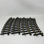 4- New Bright Holiday Express Curved 380 Only Tracks. Fixed Price $80.00.
