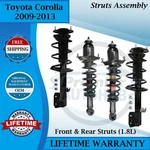 Monroe Oem Front & Rear Struts For 2009-2013 Toyota Corolla 1.8L Usa Built Car. Fixed Price $491.40.