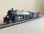 Marklin Mini-club 8881 Z Gauge B&o 4-6-2 Pacific Steam Locomotive Caboose Set. Fixed Price $457.73.