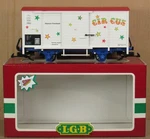 Lgb 4136S Circus Boxcar W/sound/metal Wheels G-gauge *video*. Fixed Price $59.99.